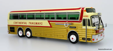 Iconic Replicas 1/87 HO 1969 Golden Eagle Model 05 Continental Trailways 87-0545 SALE!