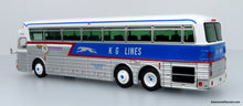 Load image into Gallery viewer, Iconic Replicas 1/87 HO 1969 Eagle Model 05 Coach: KG Lines / Greyhound 87-0546