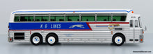 Load image into Gallery viewer, Iconic Replicas 1/87 HO 1969 Eagle Model 05 Coach: KG Lines / Greyhound 87-0546