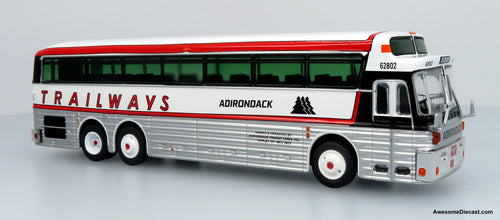 Iconic Replicas 1/87 HO 1969 Eagle Model 05 Coach: Adirondack Trailways 87-0547