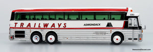 Iconic Replicas 1/87 HO 1969 Eagle Model 05 Coach: Adirondack Trailways 87-0547