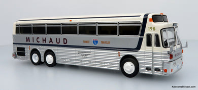 Iconic Replicas 1/87 HO 1969 Eagle Model 05 Coach: Michaud Bus Lines 87-0548 SALE!