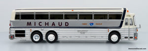 Iconic Replicas 1/87 HO 1969 Eagle Model 05 Coach: Michaud Bus Lines 87-0548