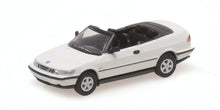 Load image into Gallery viewer, Minichamps 1/87 HO Saab 900 Turbo 16S (Aero) Cabriolet 1987 White 870170130