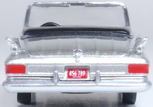 Oxford Diecast 87CC61004 HO 1961 Chrysler 300 Convertible Closed Cinnamon White