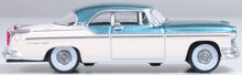 Load image into Gallery viewer, Oxford 1/87 HO 87CNY55004 Chrysler New Yorker Deluxe St Regis 1955 Jade/ Platinum