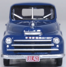 Load image into Gallery viewer, Oxford 1/87 HO 87DP48006 Dodge B-1B Pickup Truck 1948 Waterway Blue