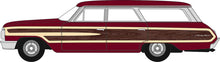 Load image into Gallery viewer, Oxford 1/87 HO 87FC64003 Ford Country Squire 1964 Vintage Burgundy