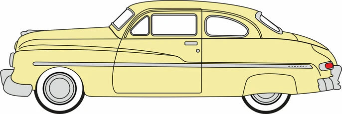 Oxford 1/87 HO 87ME49011 Mercury 8 Coupe 1949 –Calabash Yellow COMING SOON