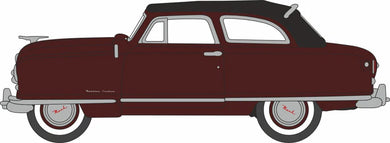 Oxford 1/87 HO 87NR50003 Nash Rambler Custom Landau Convertible Sunset Maroon (Closed) COMING SOON