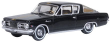 Load image into Gallery viewer, Oxford 1/87 HO 87PB65004 Plymouth Barracuda 1965 Black / Gold COMING SOON