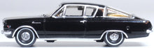 Load image into Gallery viewer, Oxford 1/87 HO 87PB65004 Plymouth Barracuda 1965 Black / Gold COMING SOON