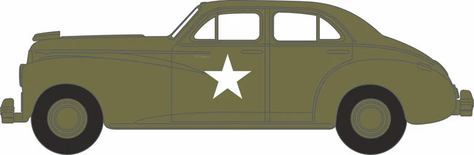 Oxford 1/87 HO 87PC42002 Packard Clipper Touring Sedan 1942 Army Staff Car COMING SOON