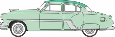 Oxford 1/87 HO 87PC54005 Pontiac Chieftain 4-Door Sedan 1954 Shannon Green/Brookmere Green COMING SOON