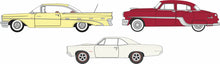 Load image into Gallery viewer, Oxford 1/87 HO 87SET004 Pontiac 100th Anniversary (2026) 3-Pcs Rocket 88, Bonneville Coupe, GTO