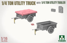 Load image into Gallery viewer, Takom 1/16 US 1/4 Ton 4x4 G503 MB Utility Truck w/ 1/4 Ton Trailer 1026' COMING SOON!
