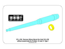 Load image into Gallery viewer, Aber 1/35 German 88mm Kwk 36 L/56 w/o Muzzle Brake for Tiger I 35 L-334