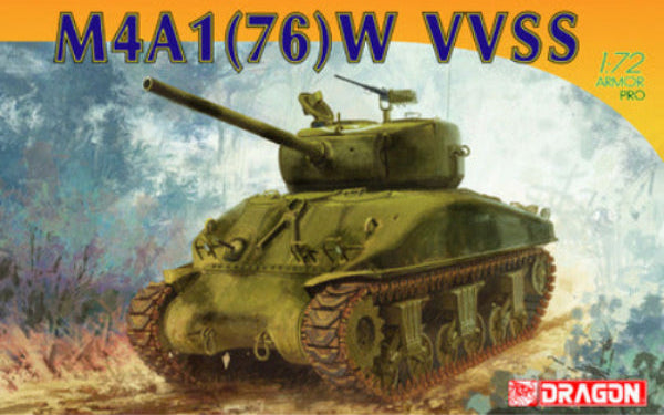 Dragon 1/72 US Sherman M4A1 (76) W VVSS 7304 – Burbank's House of