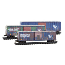 Load image into Gallery viewer, Micro-Trains by Atlas N Montana Rail Link 50' Box Car 3-Pack 983 105 108
