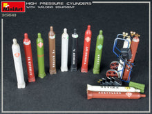 Load image into Gallery viewer, MiniArt 1/35 High Pressure Cylinders w/ Welding Equipment 35618