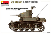 Load image into Gallery viewer, MiniArt 1/35 US M3 Stuart Early Production 35412