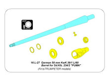 Load image into Gallery viewer, Aber 1/16 German 5cm KwK 39/1 L/60 Barrel for Sd.Kfz.234/2 "PUMA" 16 L-27
