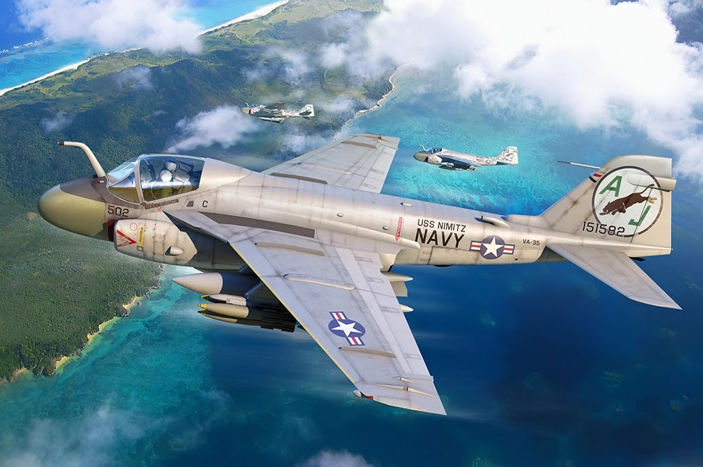 Trumpeter 1/72 US A-6E Intruder 01641 – Burbank's House of Hobbies