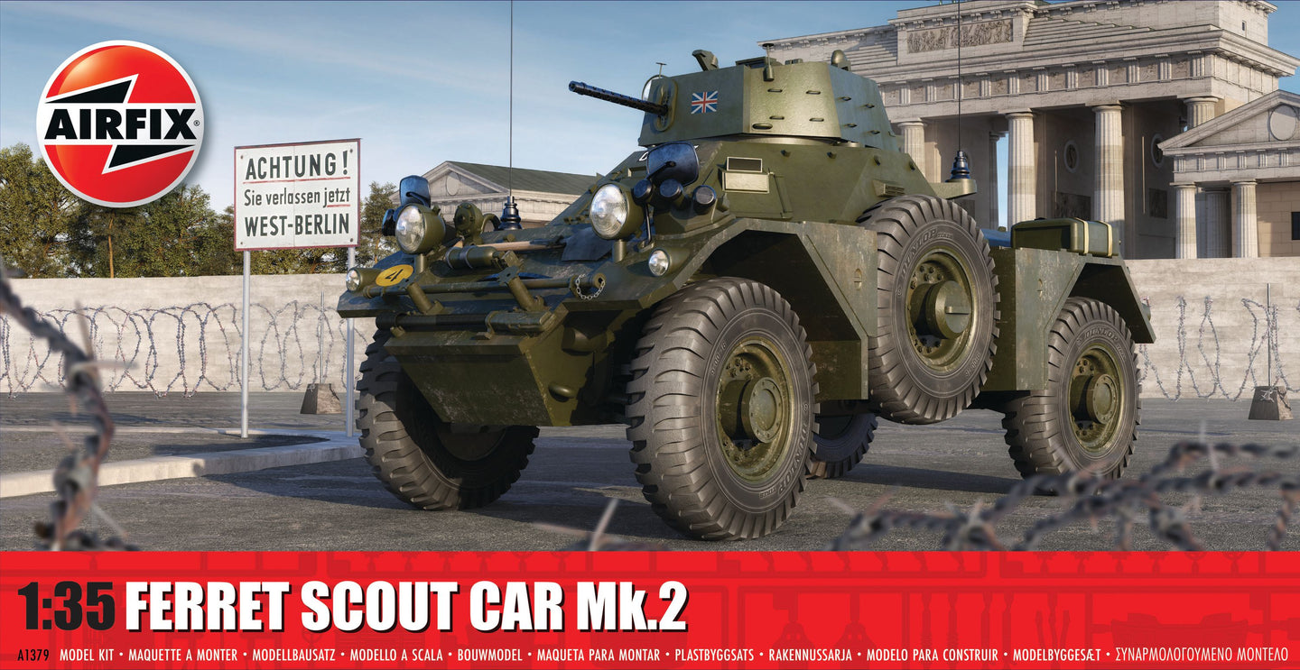 Airfix 1/35 British Ferret Scout Car Mk.2 A1379