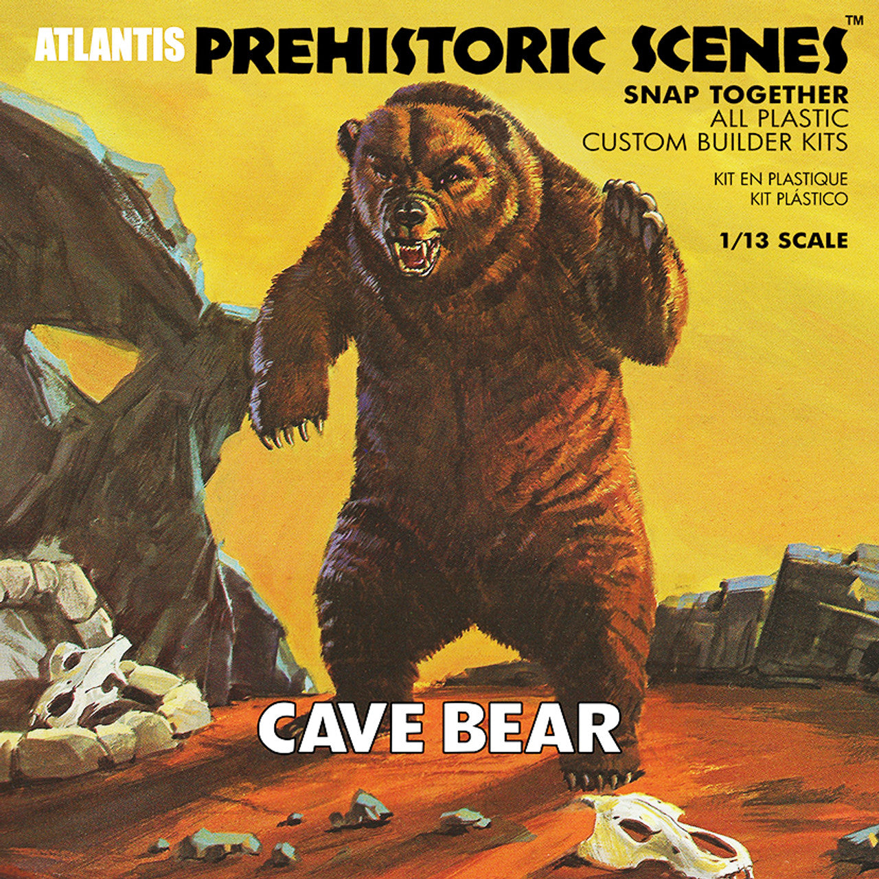Atlantis 1/13 Prehistoric Scenes Cave Bear A738  COMING SOON