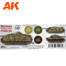 Load image into Gallery viewer, AK Interactive 3rd Gen Acrylic AK11664 German Standard Colors 1943-1945