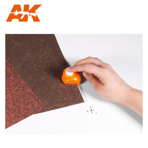 AK Interactive AK8147 Leaves Punching Sheet Set (4 pcs, A4 size)