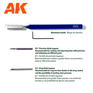 AK Interactive AK9321 Tungsten Steel Engraving Scriber