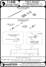 Load image into Gallery viewer, Master 1/48 US F4F-3 Wildcat 0.50 cal  / Pitot Tube Earlly AM-48-168
