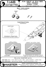 Load image into Gallery viewer, Master 1/48 US F/A-18E/F and EA-18G AOA Probes Early Type AM-48-170