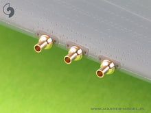 Load image into Gallery viewer, Master 1/48 US P-40E Gunsight/Pitot Tube/ .50 blast tubes w/ adapter for Eduard AM-48-180'