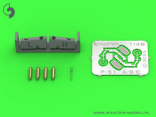 Load image into Gallery viewer, Master 1/48 US P-51B Mustang  Armament &amp; Gunsight Detail Set AM-48-185'