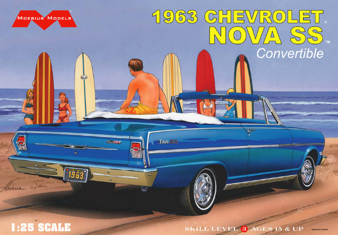 Moebius 1/25 Chevrolet Nova SS Convertible 1963 2318 – Burbank's