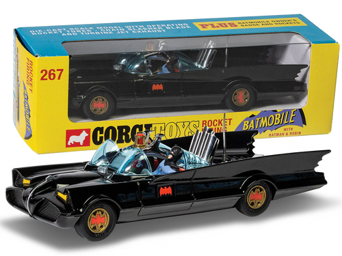 Corgi 1/46 #267 - 1966 Batmobile With Batman & Robin (Reissue) RT26701