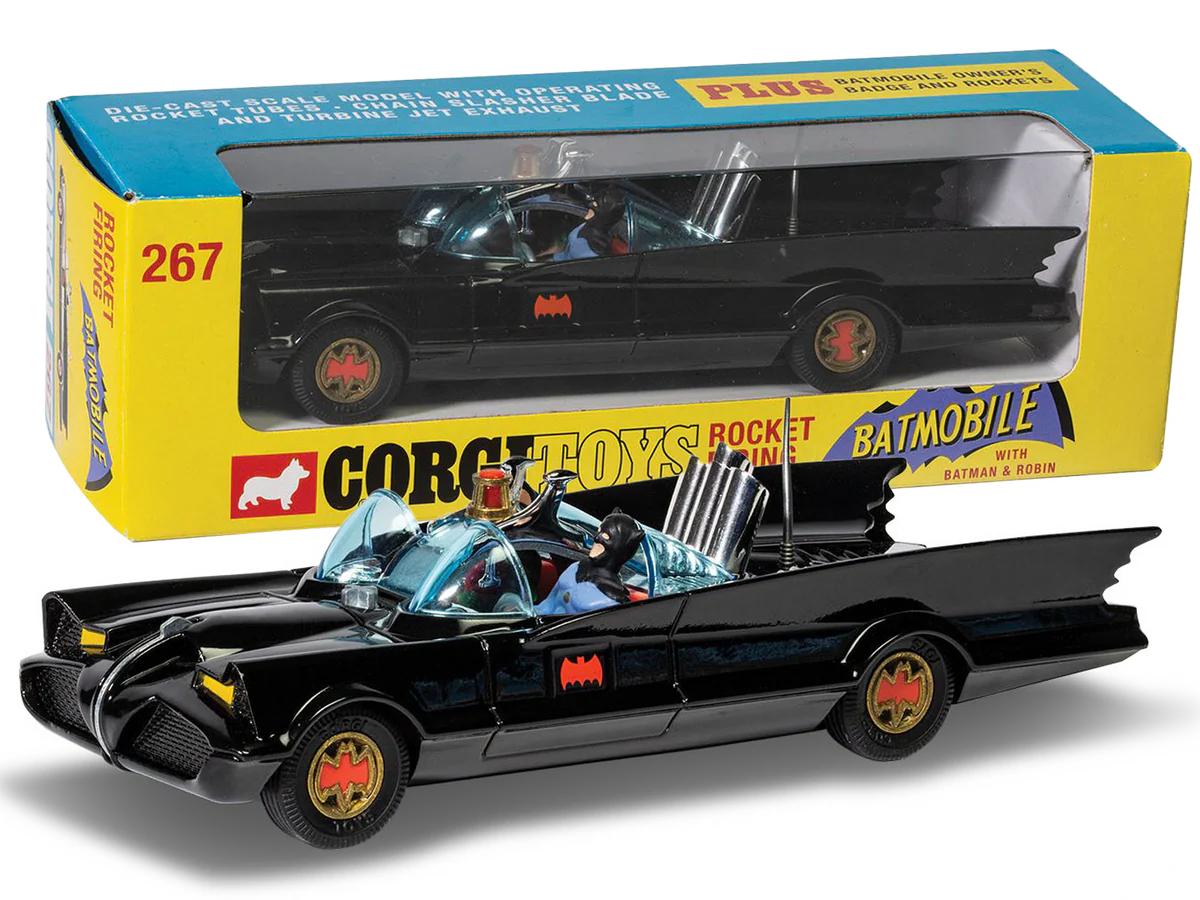 Corgi 1/46 #267 - 1966 Batmobile With Batman & Robin (Reissue) RT26701