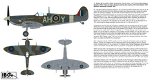 Load image into Gallery viewer, IBG 1/72 Spitfire MkVb Northwest Europe 1941-44 Black Box (2 Kits) 72591'