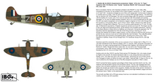 Load image into Gallery viewer, IBG 1/72 Spitfire MkVb Northwest Europe 1941-44 Black Box (2 Kits) 72591'