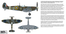 Load image into Gallery viewer, IBG 1/72 Spitfire MkVb Northwest Europe 1941-44 Black Box (2 Kits) 72591'