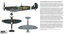 Load image into Gallery viewer, IBG 1/72 Spitfire MkVb Northwest Europe 1941-44 Black Box (2 Kits) 72591'