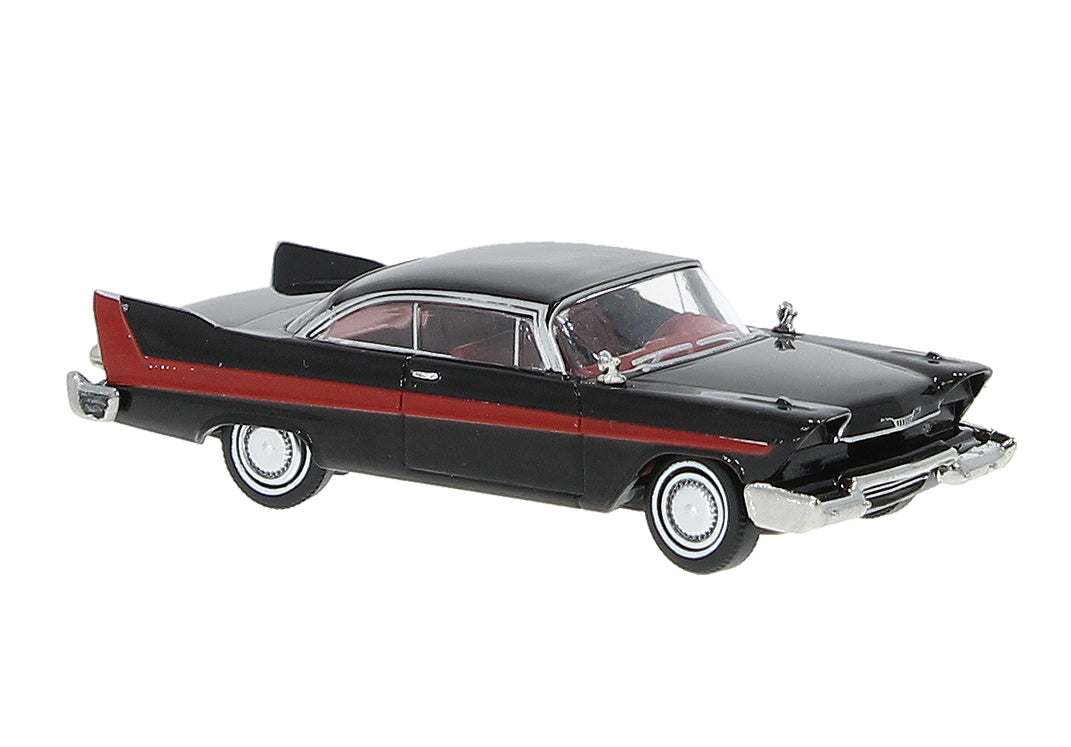 Brekina 1/87 HO 1958 Plymouth Fury Black / Red 1982 – Burbank's