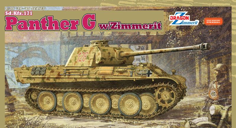 Dragon 1/35 German Panther Ausf.G w/ Zimmerit 6384 – Burbank's