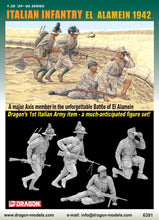 Load image into Gallery viewer, Dragon 1/35 Italian Infantry, El Alamein 1942 (4 Figures Set) 6391