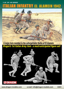 Dragon 1/35 Italian Infantry, El Alamein 1942 (4 Figures Set) 6391