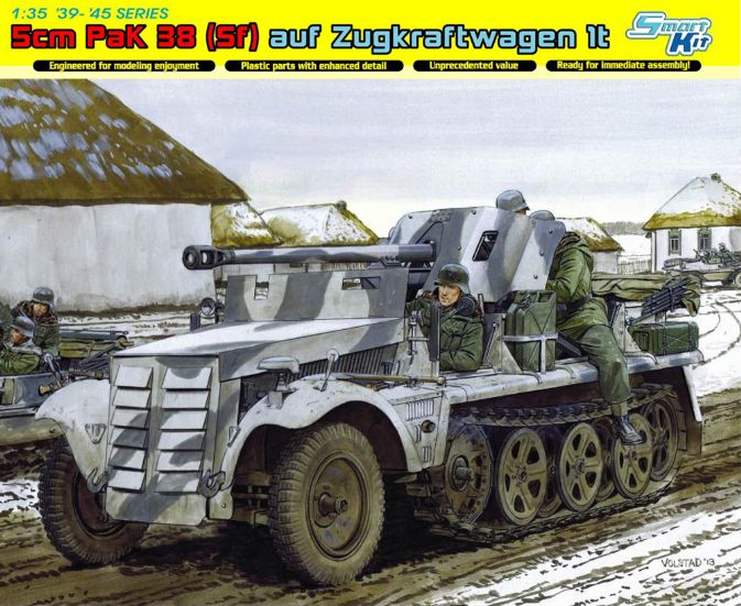 Dragon 1/35 German  5cm PaK 38 (Sf) auf Zugkraftwagen 1t 6719