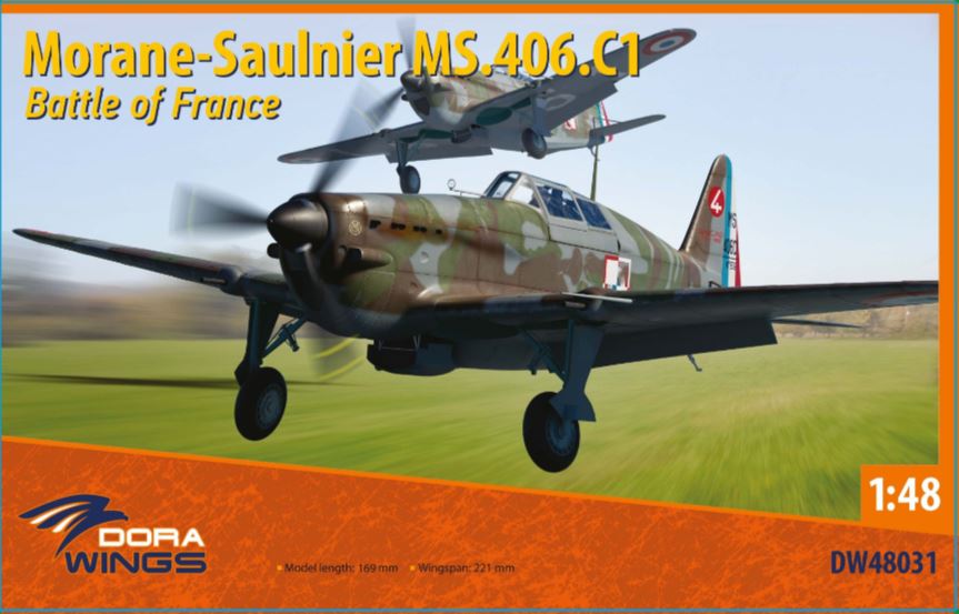 Dora Wings 1/48 Morane-Saulnier MS.406.C1 DW48031