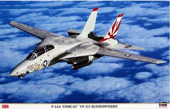 Hasegawa 1/48 F-14A Tomcat 'VF-111 Sundowners' 09577 NOS Factory